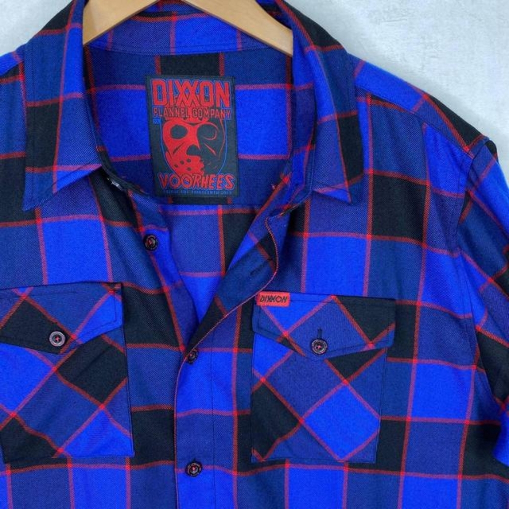 DIXXON FLANNEL JASON VOORHEES XL SHIRT NEW - Picture 2 of 6